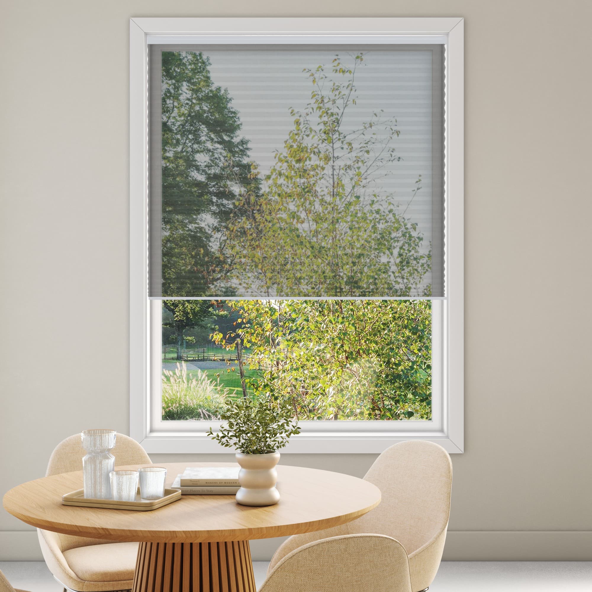 Luna Sheer 1422 Pleated Blind